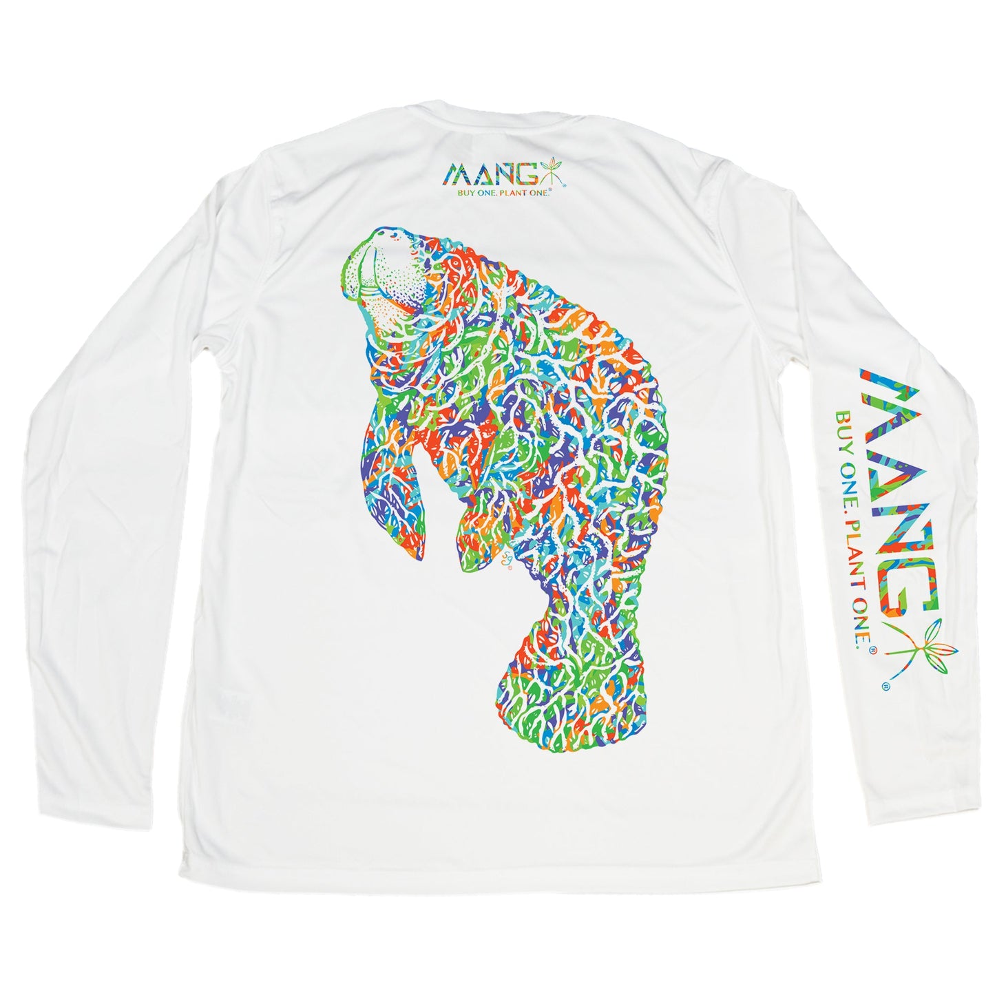 MANG Bimini Twist Mangatee - LS - XS-White