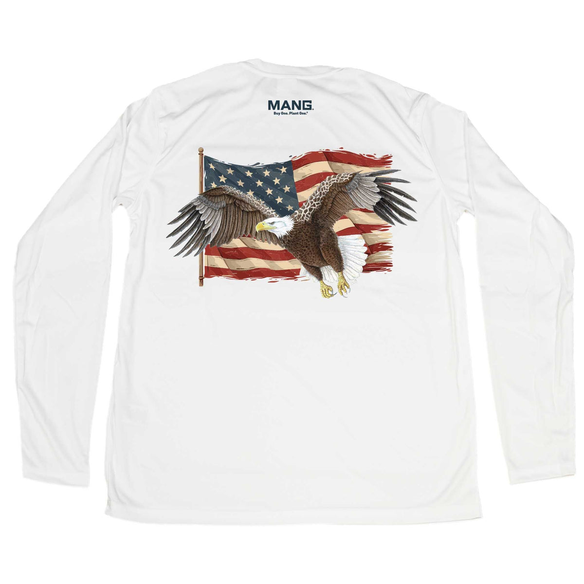 MANG American Eagle - LS - XS-White