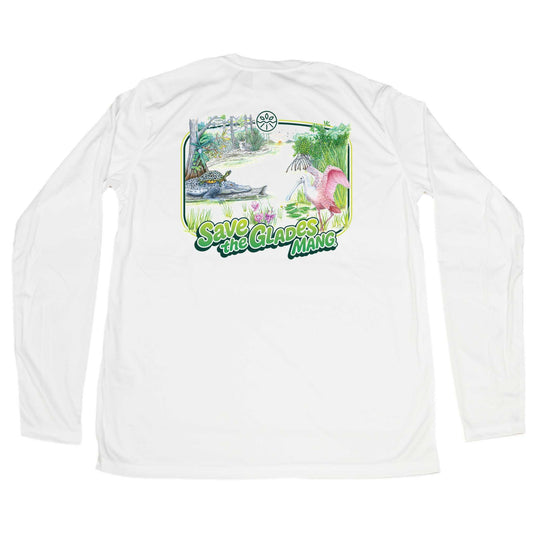MANG Save the Glades MANG - LS - XS-White