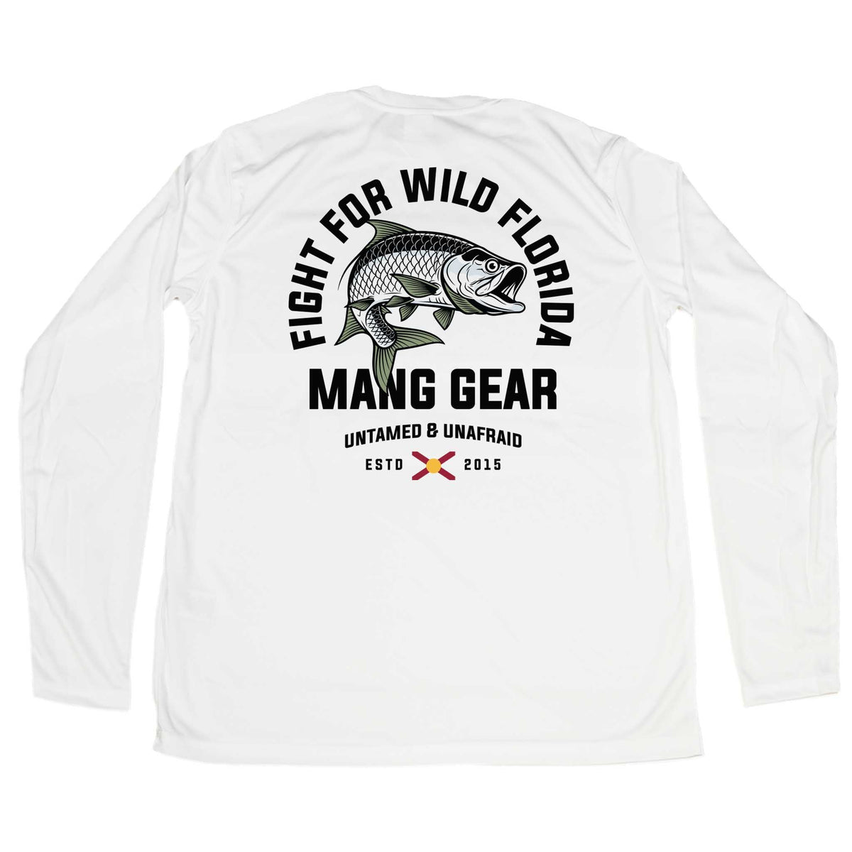 MANG Fight For Wild Florida Tarpon - LS - XS-White