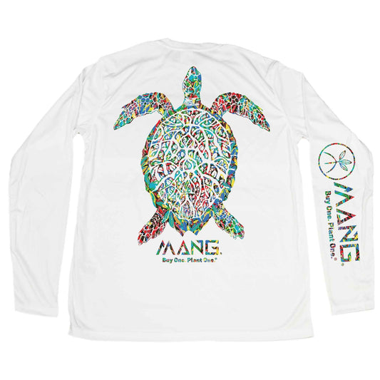 MANG Planting Hope Turtle Men's LS - XS-White