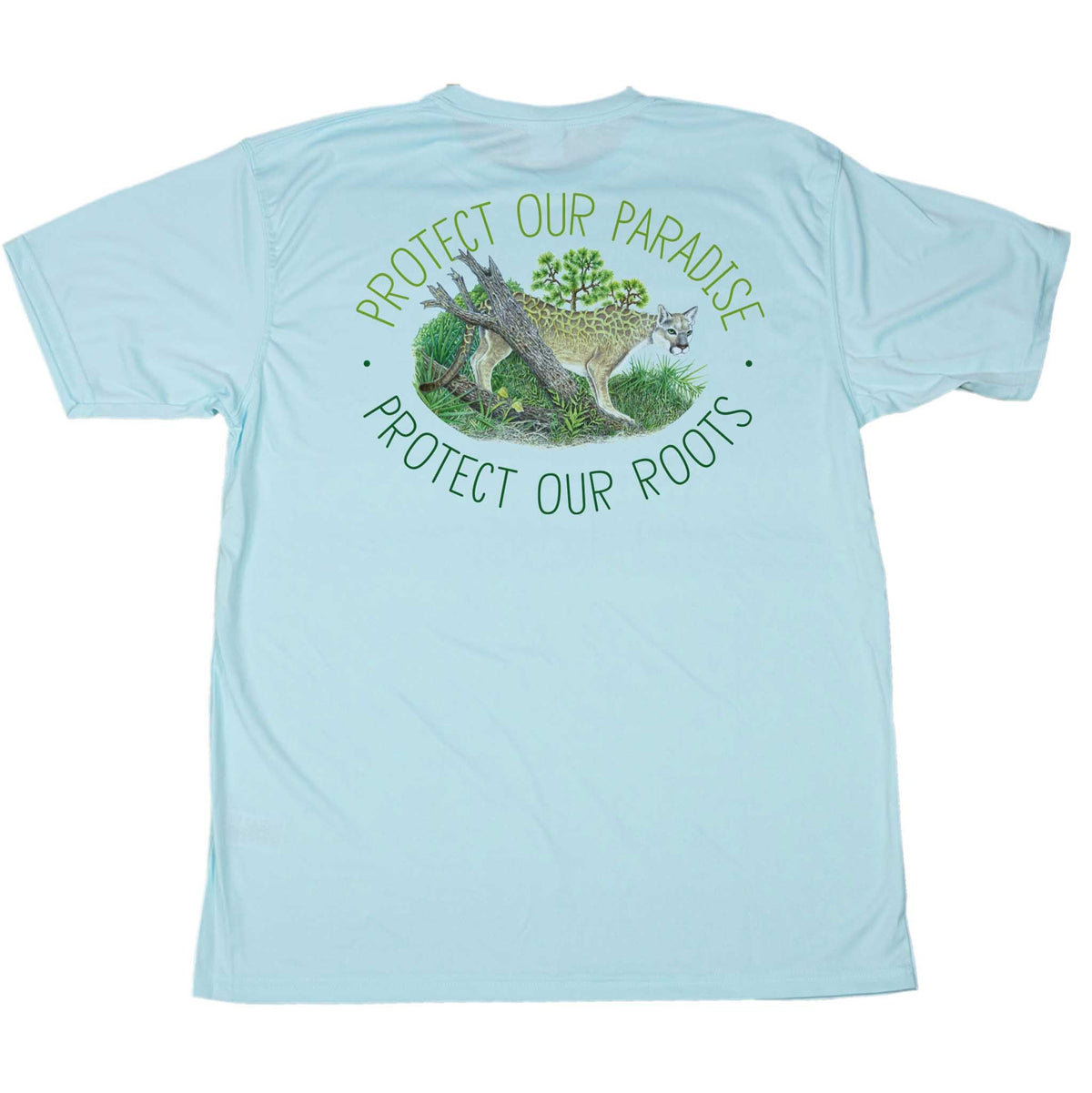 MANG Conservation Florida Panther - SS - XS-Arctic Blue