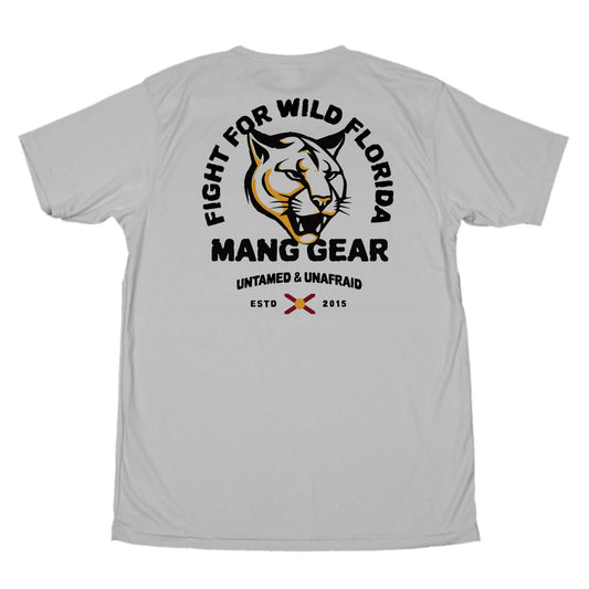MANG Fight For Wild Florida Panther - SS - XS-Pearl Grey