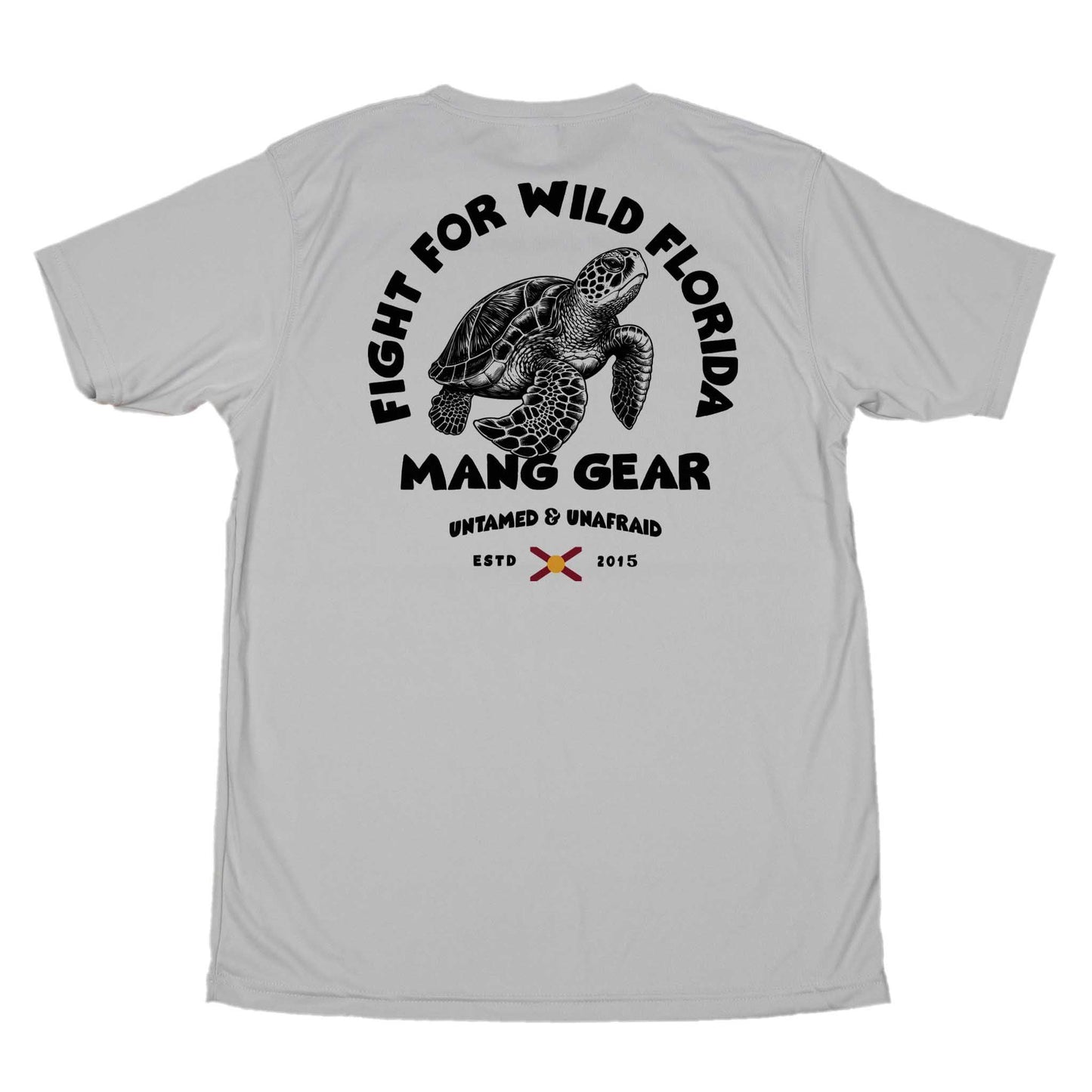MANG Fight For Wild Florida Sea Turtle - SS - XS-Pearl Grey