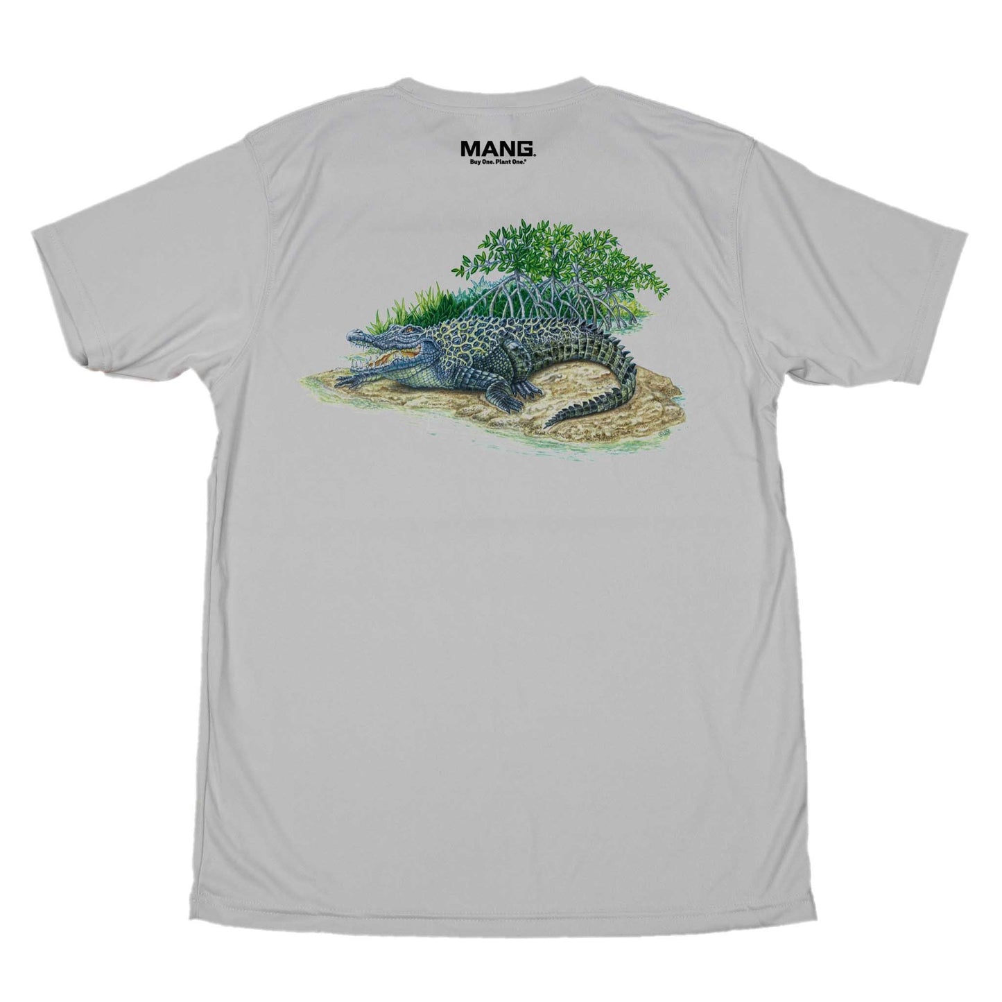 MANG Crocodile MANG - SS - XS-Pearl Grey