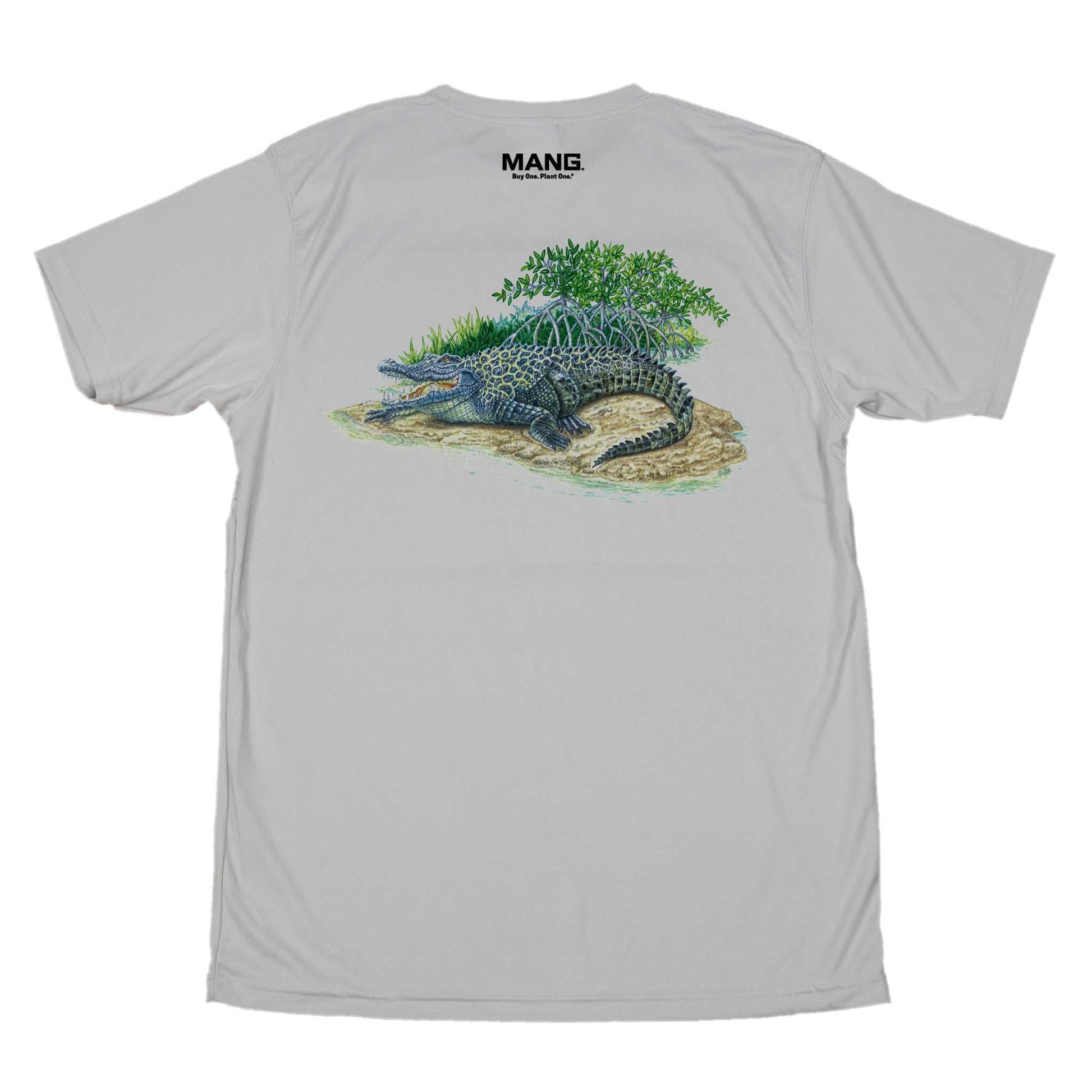 MANG Crocodile MANG - SS - XS-Pearl Grey