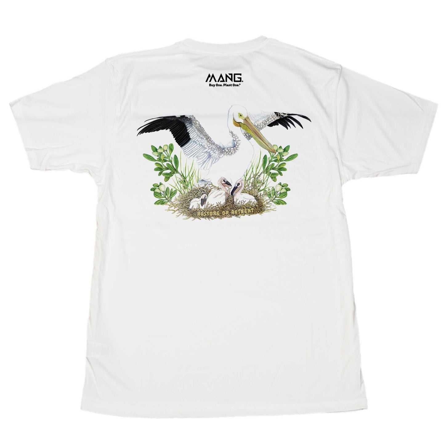 MANG White Pelican MANG - SS - XS-White