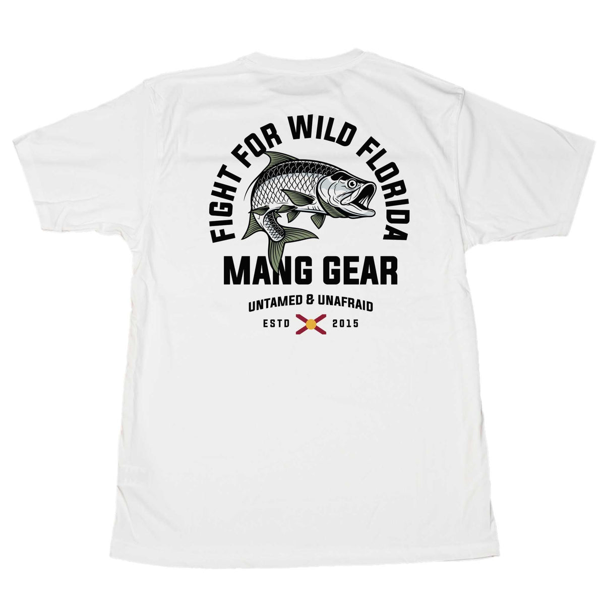 MANG Fight For Wild Florida Tarpon - SS - XS-White