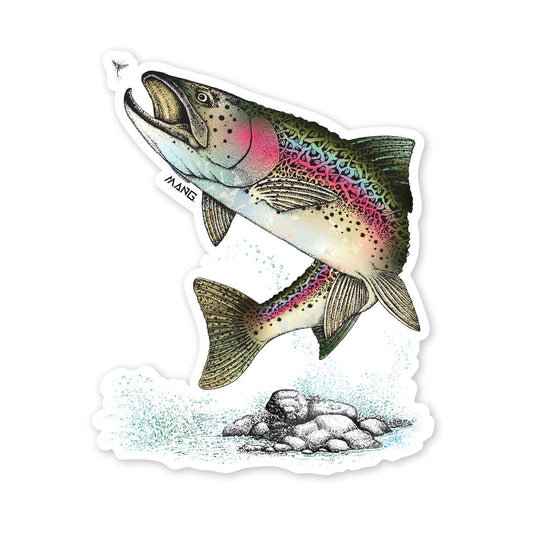 MANG Rainbow Trout MANG - Sticker - -