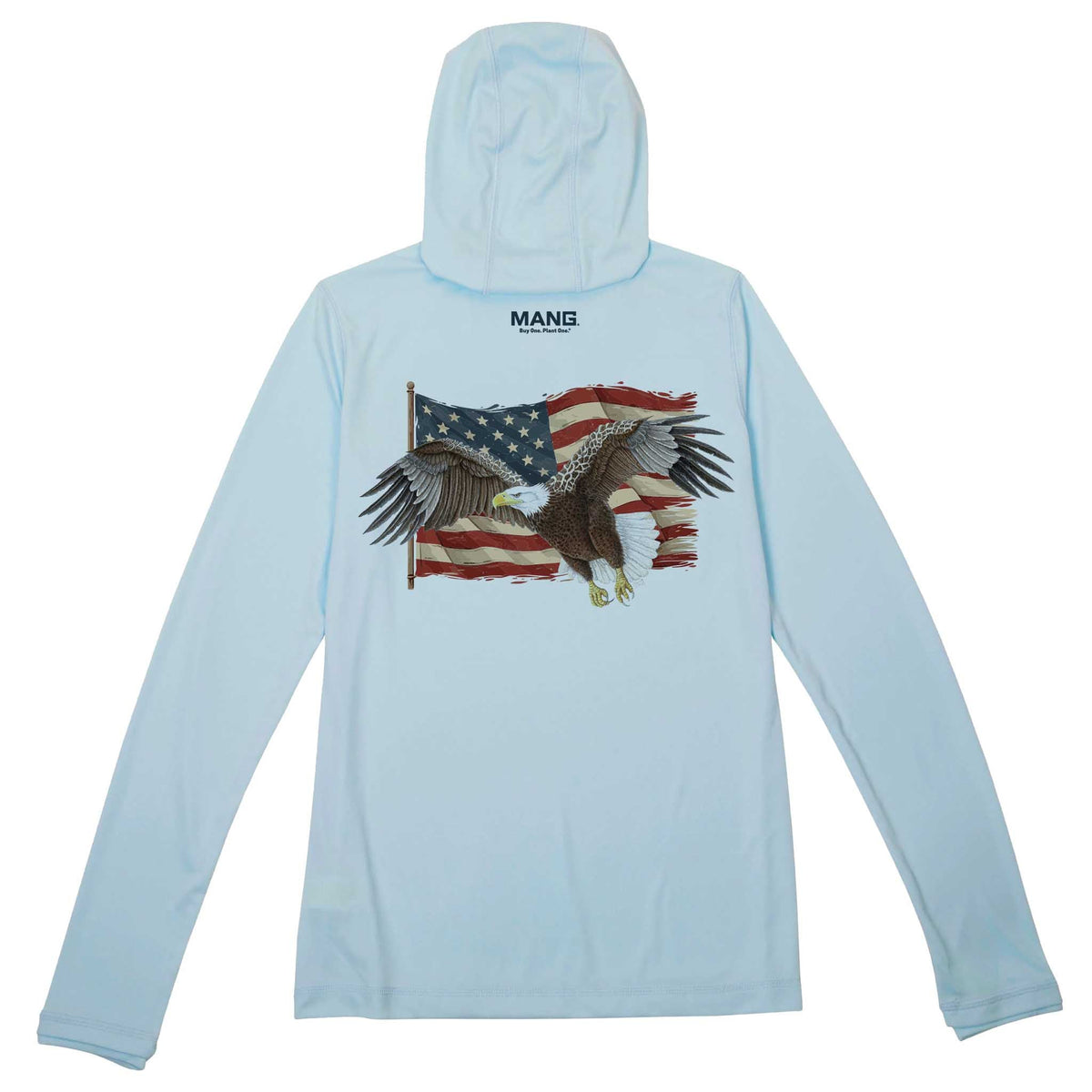 MANG American Eagle Premium Hoodie - Women's - XS-Arctic Blue