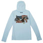 MANG American Eagle Premium Hoodie - Women's - XS-Arctic Blue