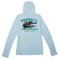 MANG 4ocean Respect The Locals Gator Premium Hoodie - Women's - XS-Arctic Blue