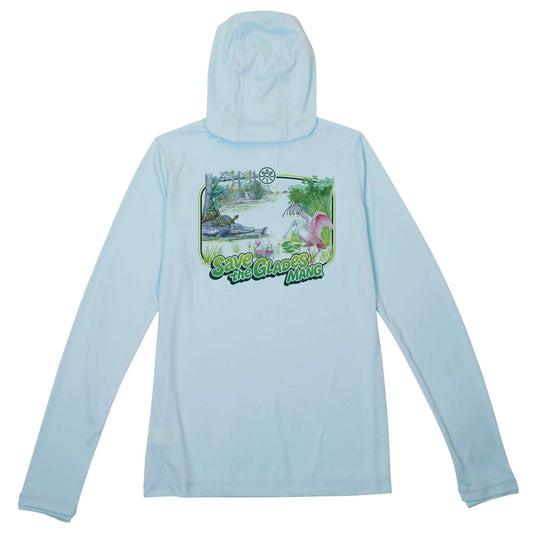 MANG Save the Glades MANG Premium Hoodie - Women's - XS-Arctic Blue