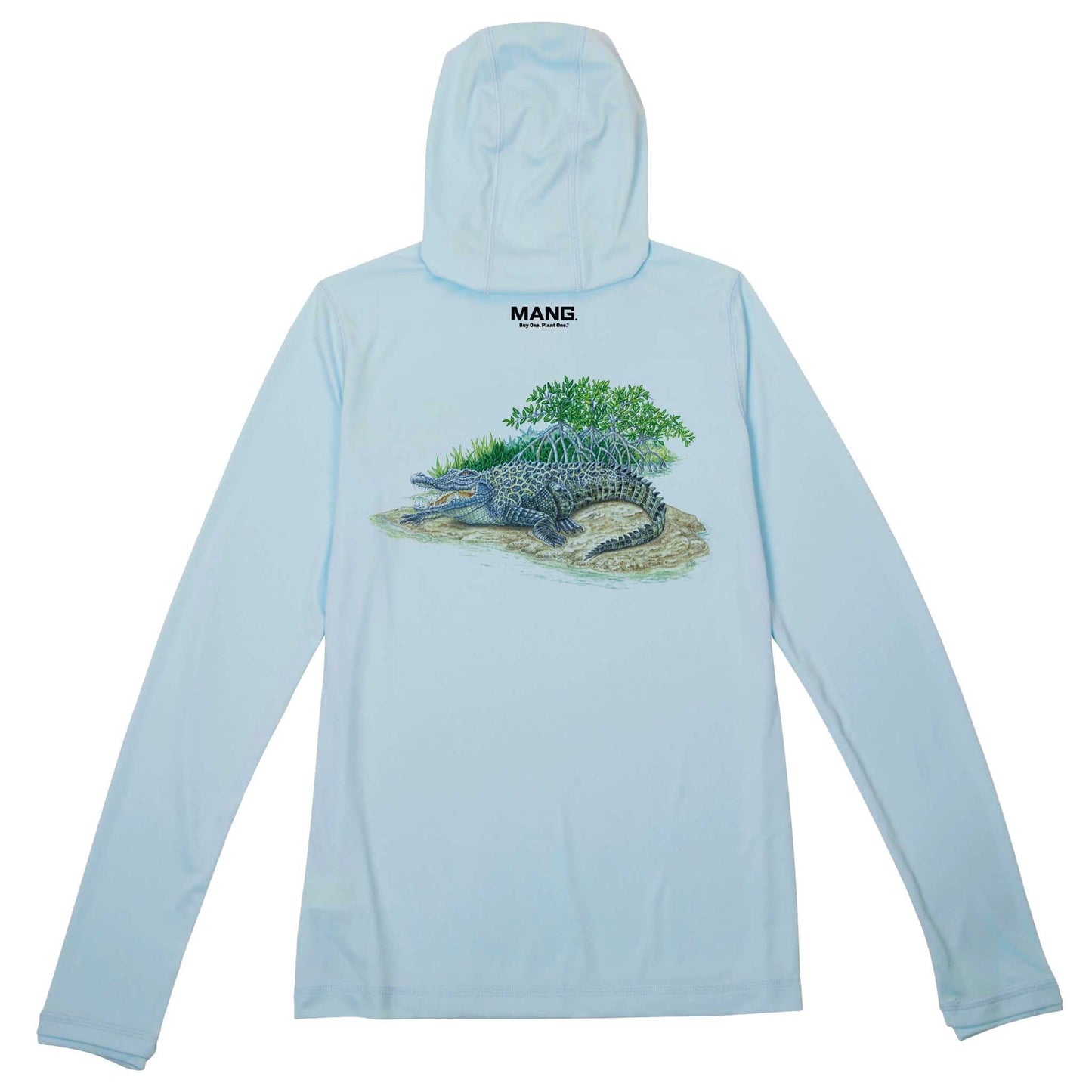 MANG Crocodile MANG Premium Hoodie - Women's - XS-Arctic Blue