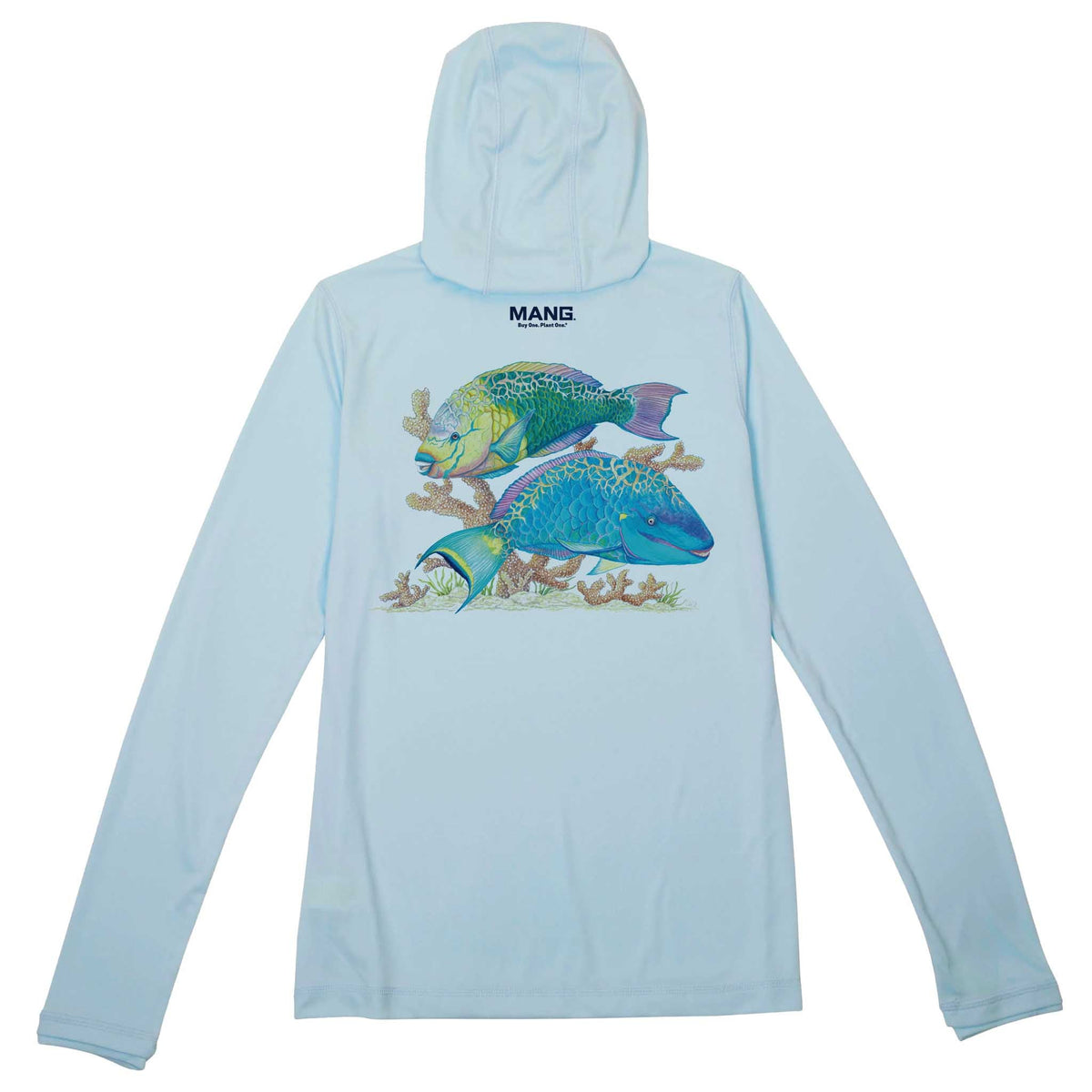 MANG Parrotfish Premium Hoodie - Women's - XS-Arctic Blue