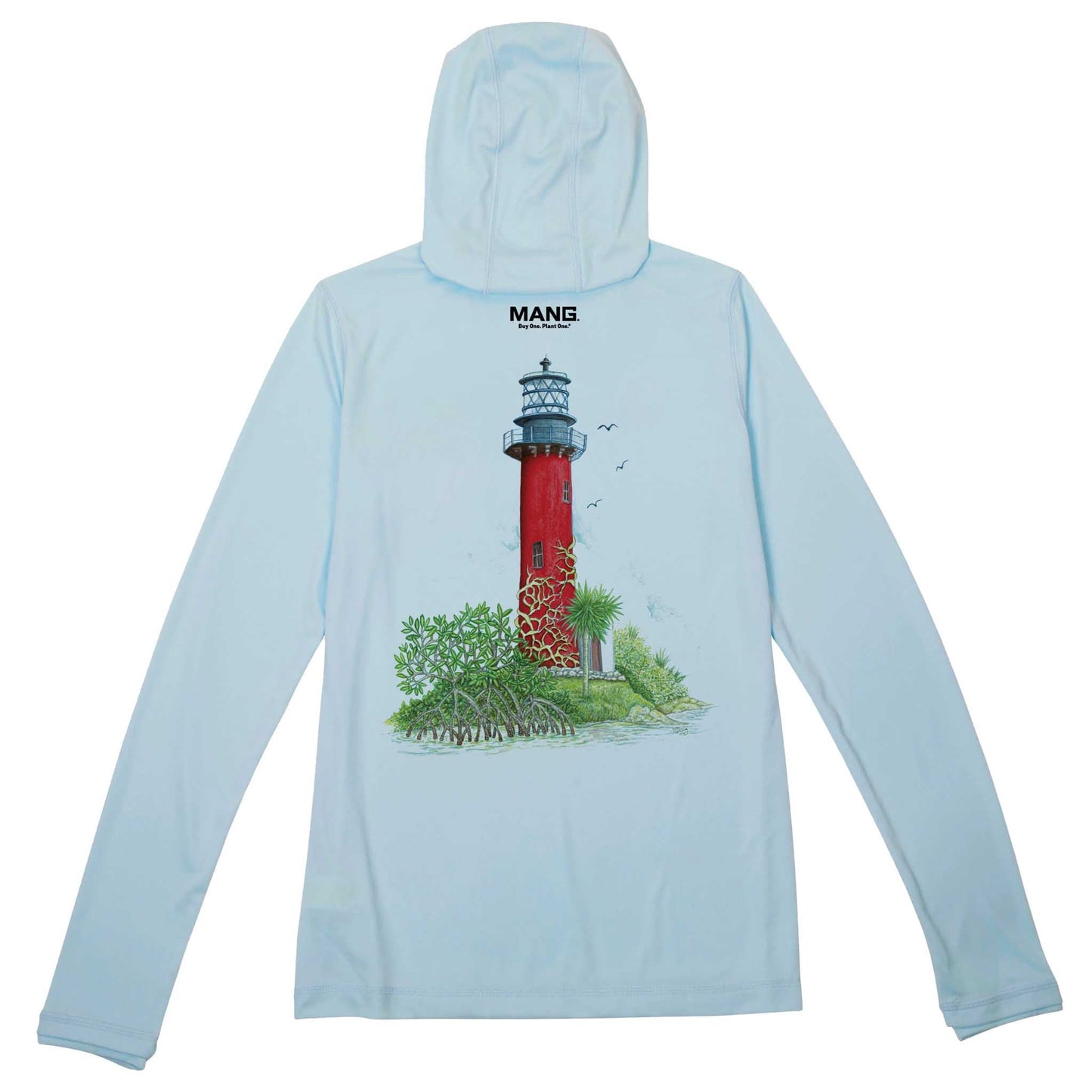 MANG Jupiter Lighthouse MANG Premium Hoodie - Women's - XS-Arctic Blue
