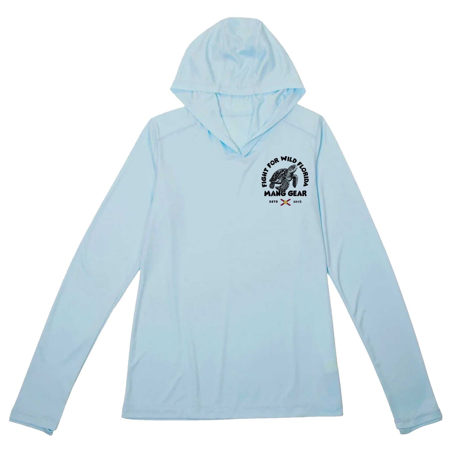 MANG Fight For Wild Florida Sea Turtle Premium Hoodie - Women's - -
