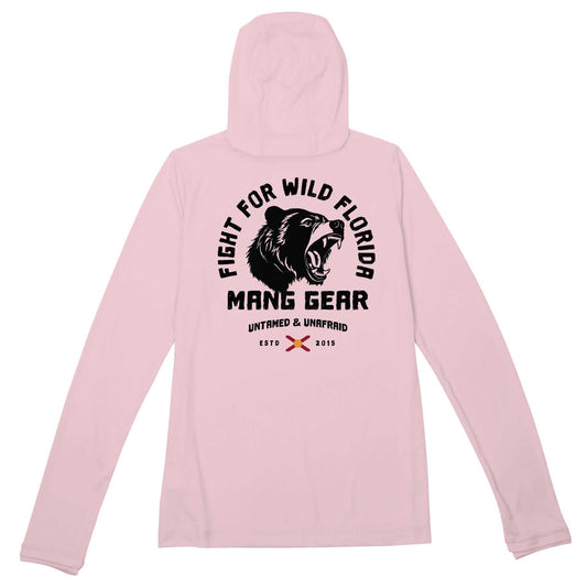 MANG Fight For Wild Florida Bear Premium Hoodie - Women's - XS-Pink