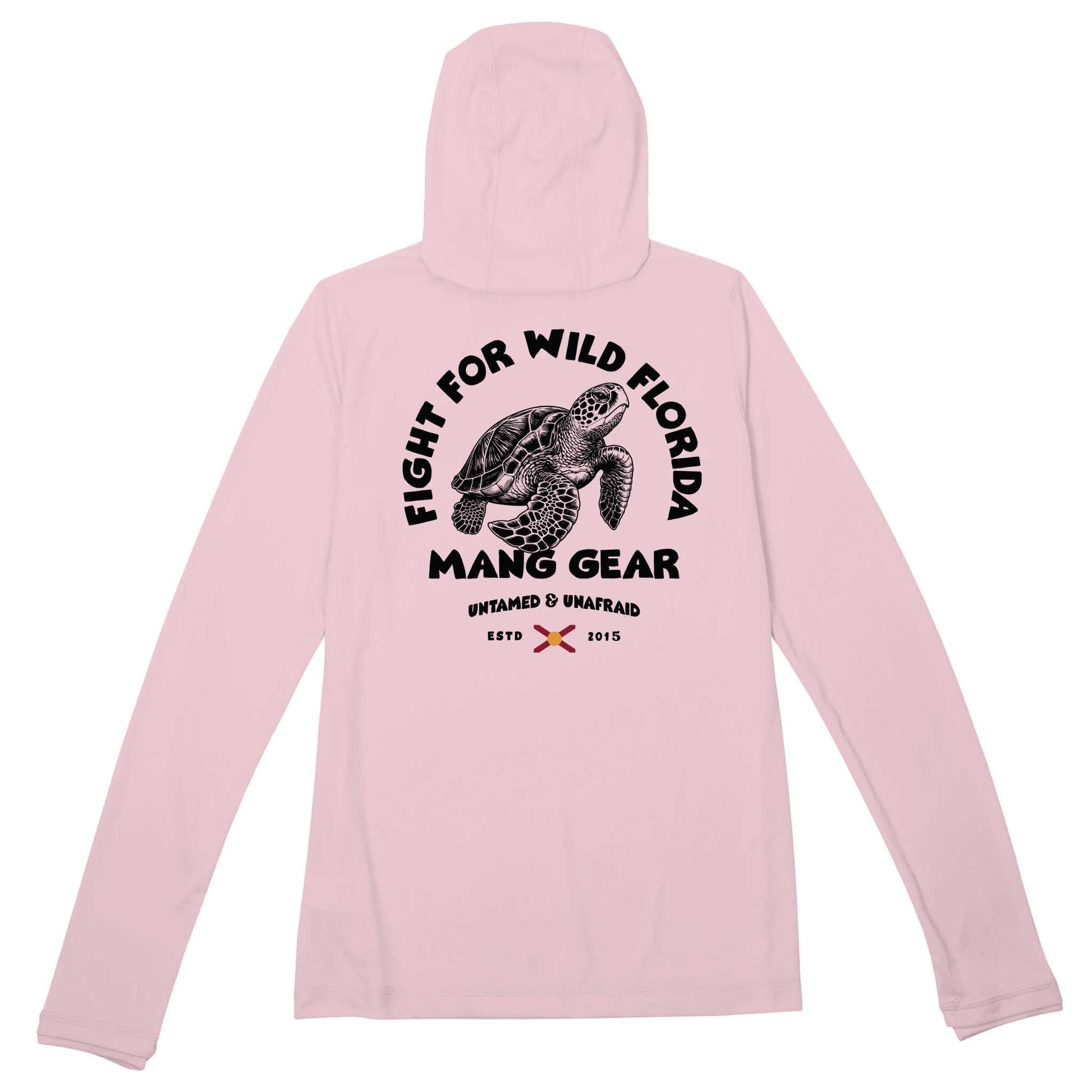 MANG Fight For Wild Florida Sea Turtle Premium Hoodie - Women's - XS-Pink