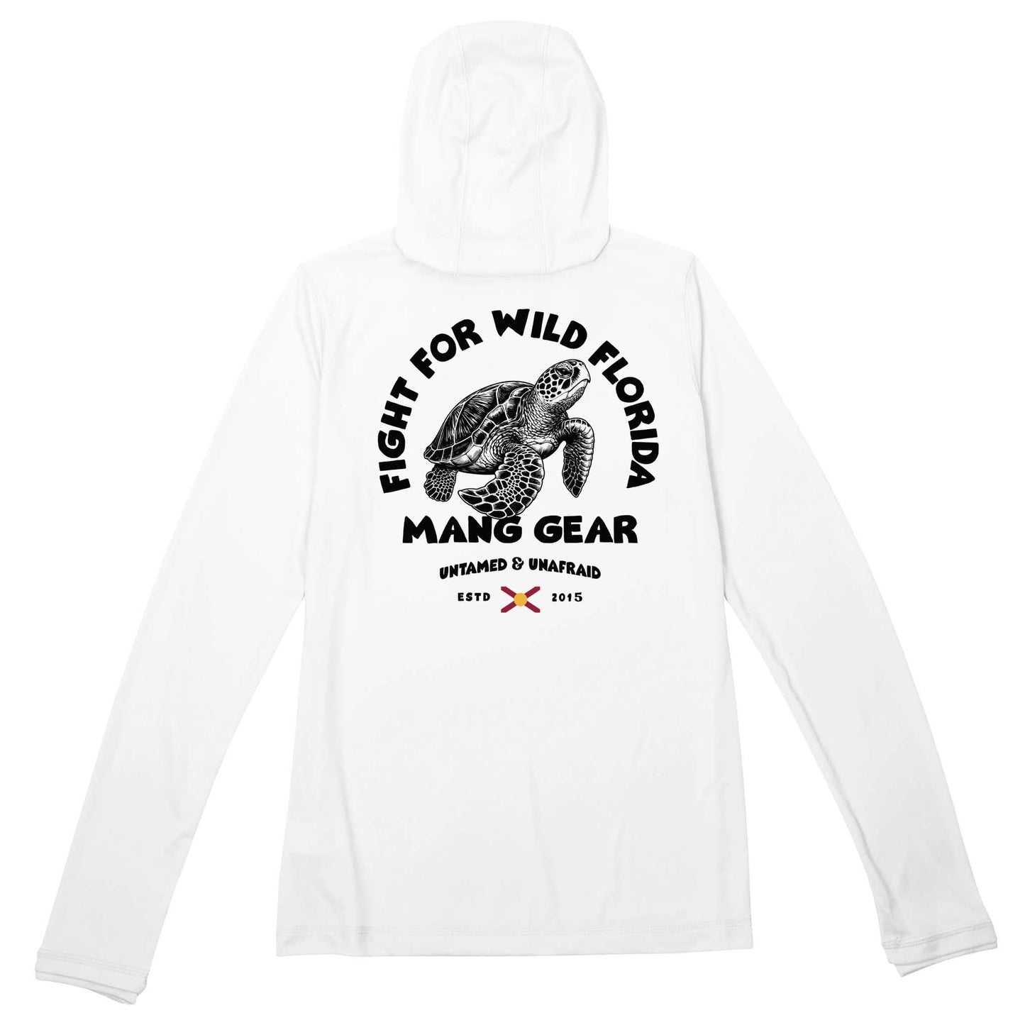 MANG Fight For Wild Florida Sea Turtle Premium Hoodie - Women's - XS-White