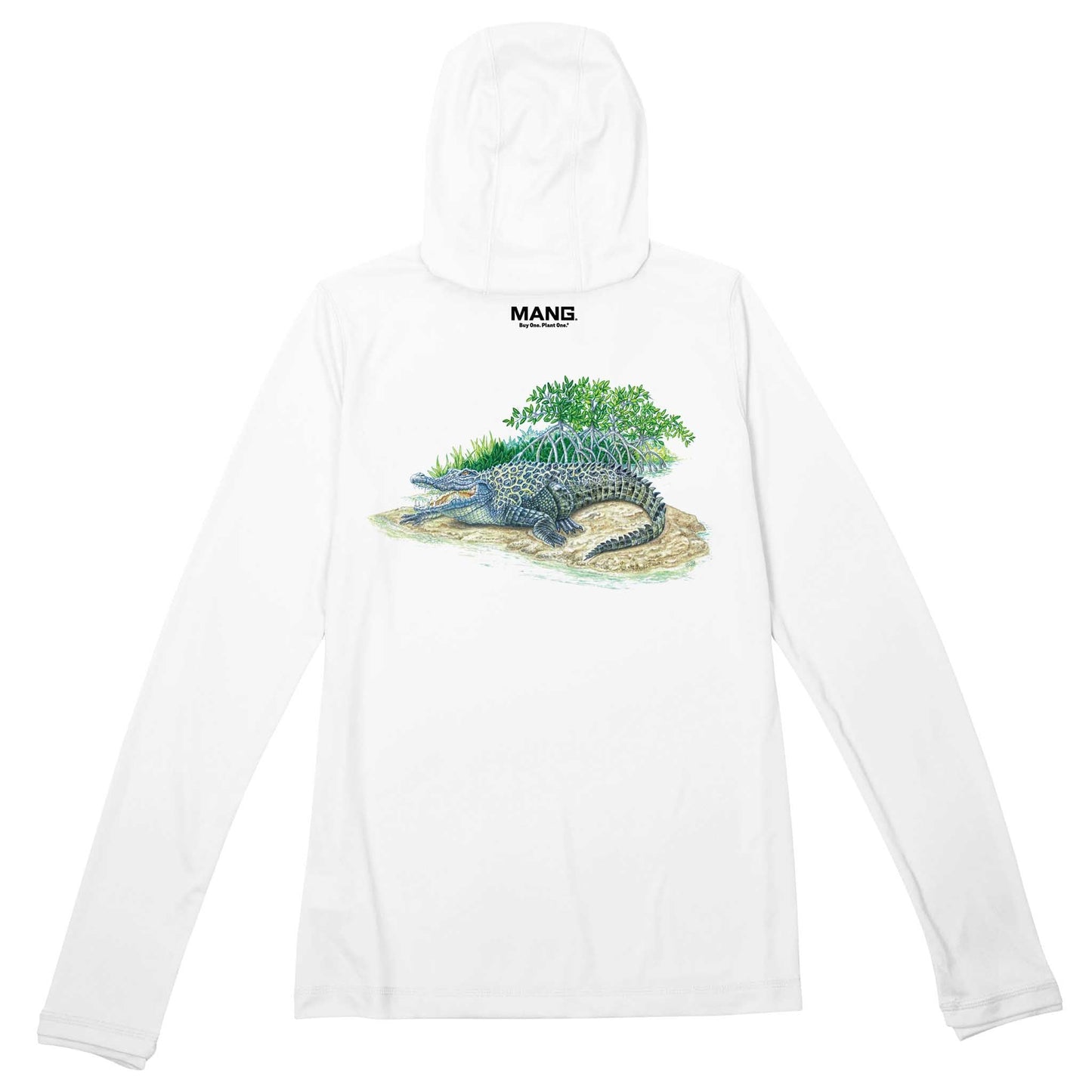 MANG Crocodile MANG Premium Hoodie - Women's - XS-White
