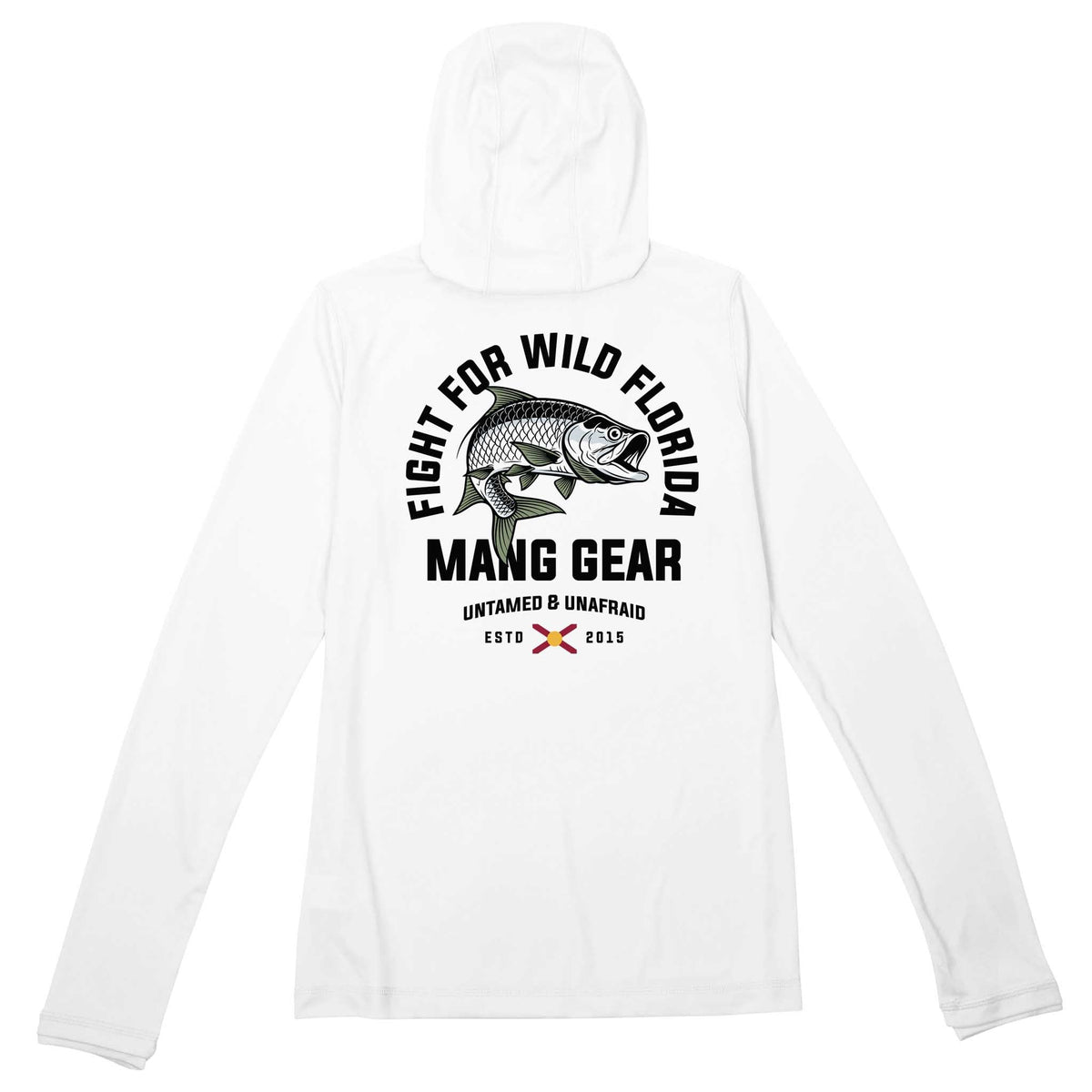 MANG Fight For Wild Florida Tarpon Premium Hoodie - Women's - XS-White