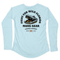 MANG Fight For Wild Florida Gator - Women's - LS - XS-Arctic Blue