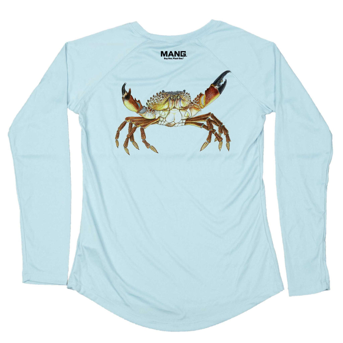 MANG Stone Crab MANG - Women's - LS - XS-Arctic Blue