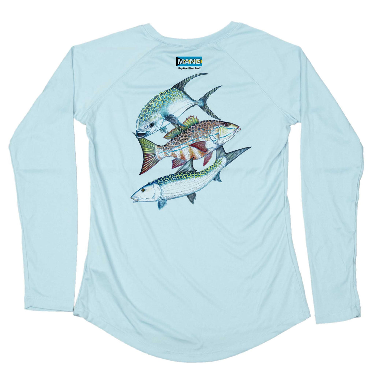 MANG Bahamas Slam - Women's - LS - XS-Arctic Blue