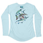 MANG Bahamas Slam - Women's - LS - XS-Arctic Blue
