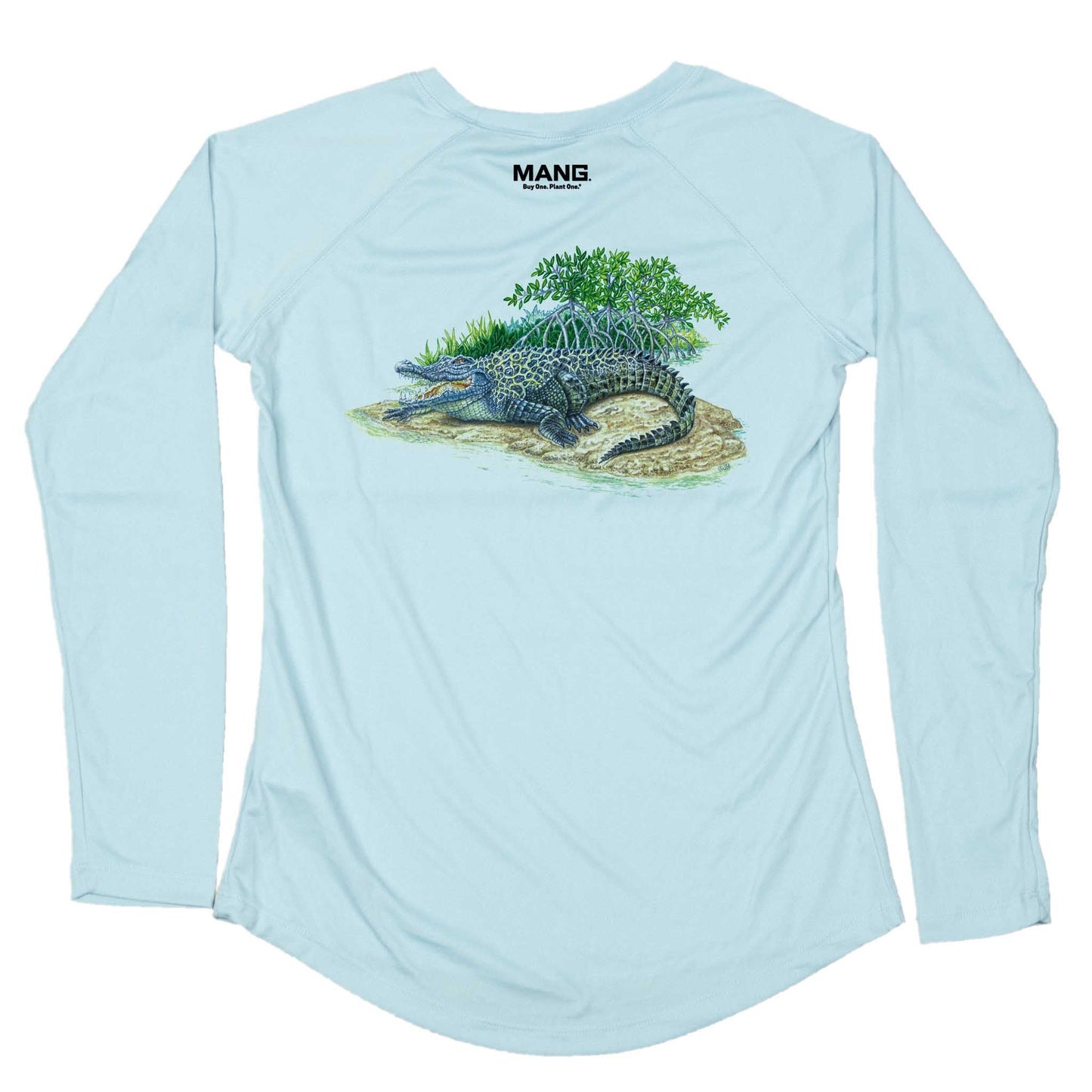 MANG Crocodile MANG - Women's - LS - XS-Arctic Blue