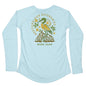 MANG Restore Our Rookeries Heron - Women's - LS - XS-Arctic Blue