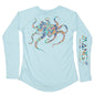 MANG Coral Restoration Octamang - Women's - LS - XS-Arctic Blue