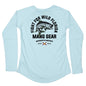 MANG Fight For Wild Florida Tarpon - Women's - LS - XS-Arctic Blue