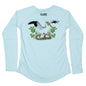 MANG White Pelican MANG - Women's - LS - XS-Arctic Blue