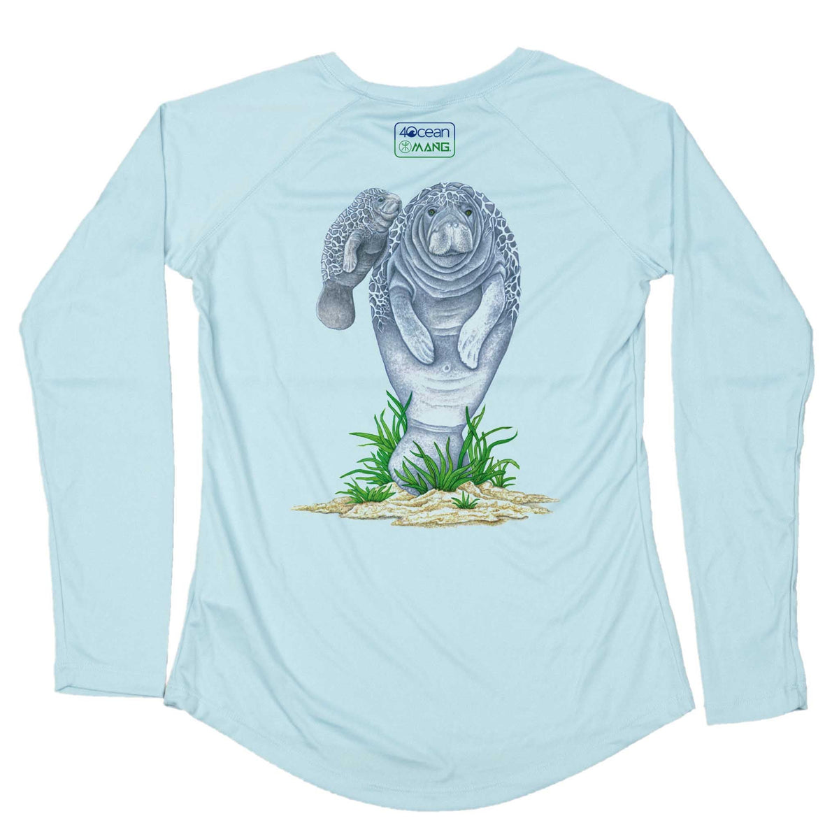 MANG 4ocean Mamma Manatee LS - Women's - XS-Arctic Blue
