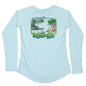 MANG Save the Glades MANG - Women's - LS - XS-Arctic Blue