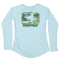 MANG Save the Glades MANG - Women's - LS - XS-Arctic Blue