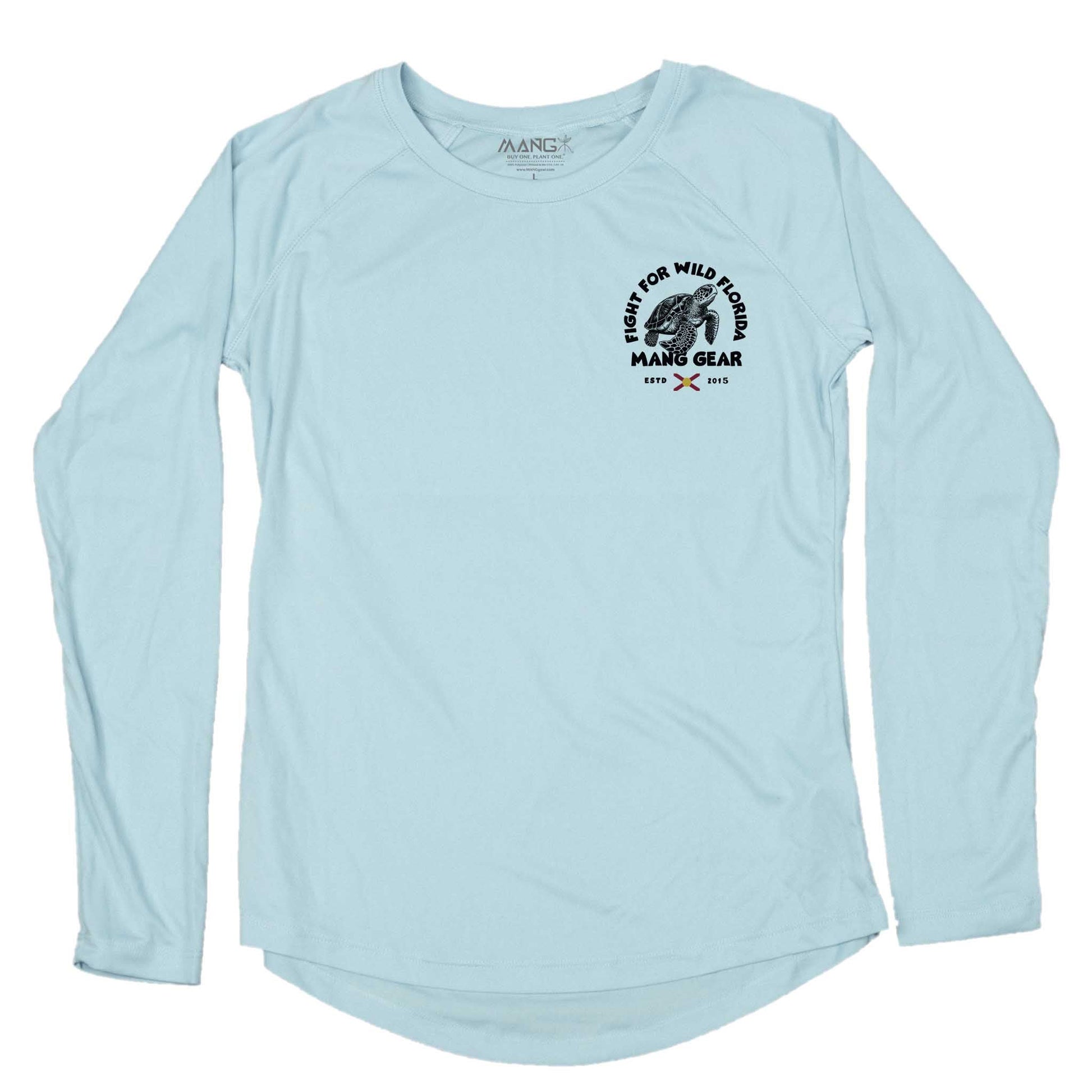 MANG Fight For Wild Florida Sea Turtle - Women's - LS - -