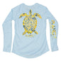 MANG Loggerhead Turtley MANG - Women's - LS - XS-Arctic Blue