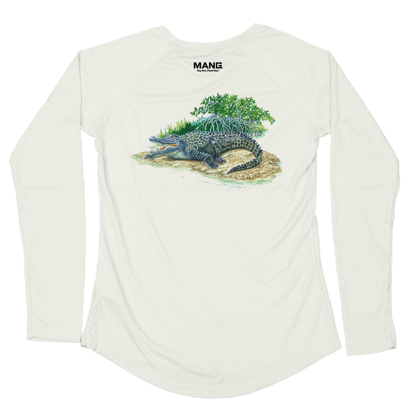 MANG Crocodile MANG - Women's - LS - XS-Oyster Shell