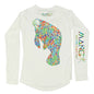 MANG Bimini Twist Mangatee - Women's - LS - XS-Oyster Shell