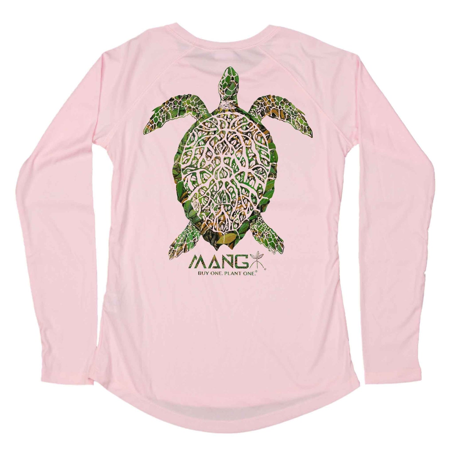 MANG Grassy Turtle - Women's - LS - XS-Pink