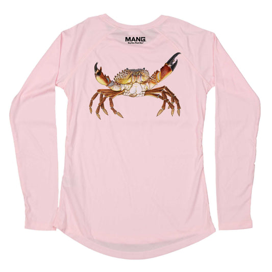 MANG Stone Crab MANG - Women's - LS - XS-Pink