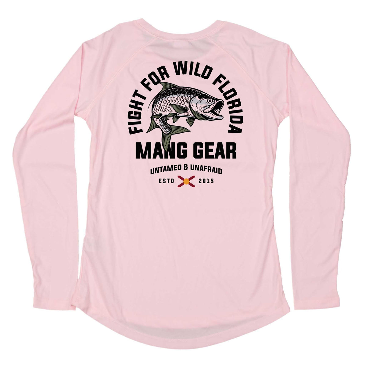 MANG Fight For Wild Florida Tarpon - Women's - LS - XS-Pink