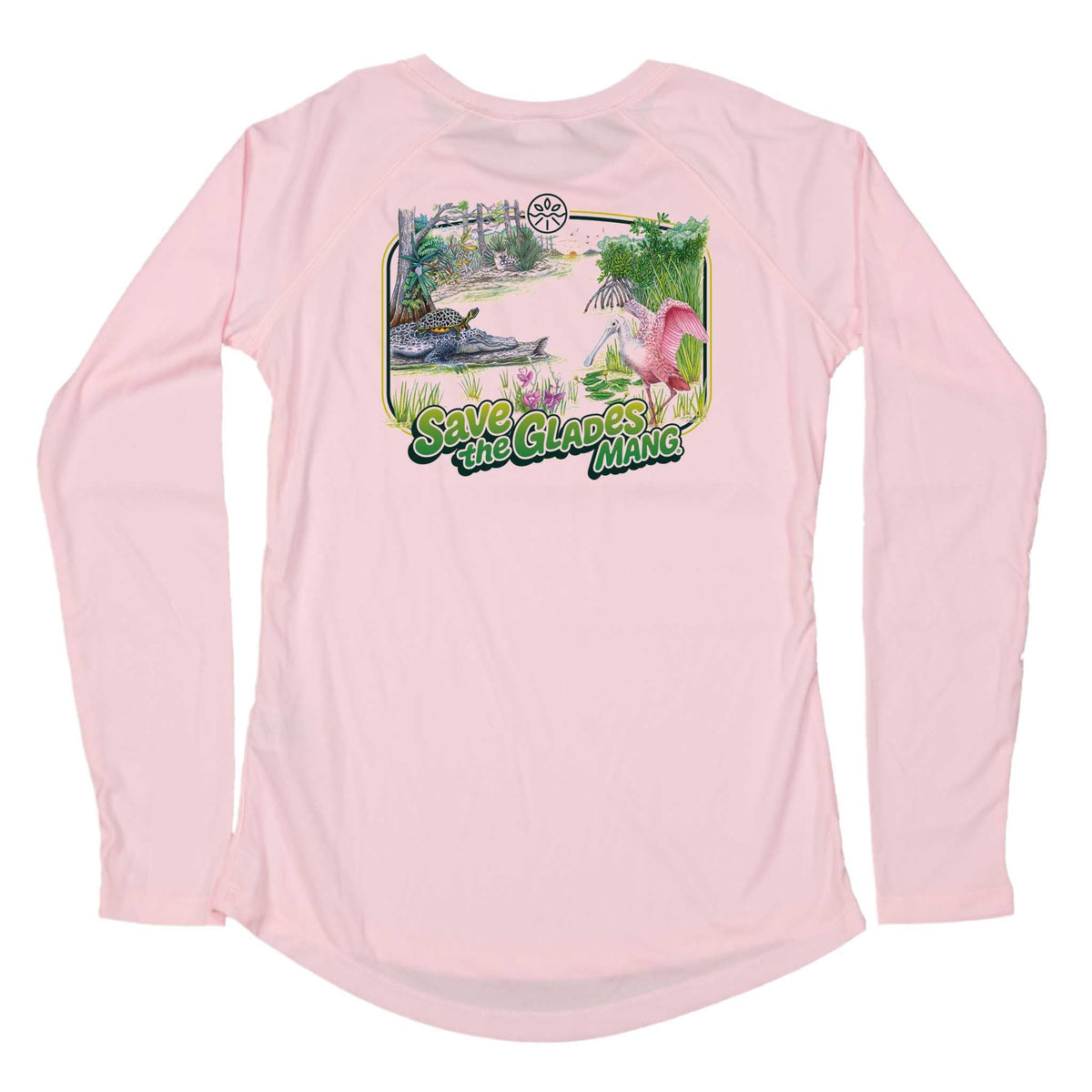 MANG Save the Glades MANG - Women's - LS - XS-Pink