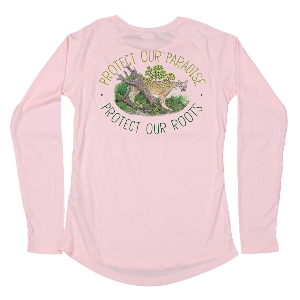 MANG Conservation Florida Panther - Women's - LS - XS-Pink