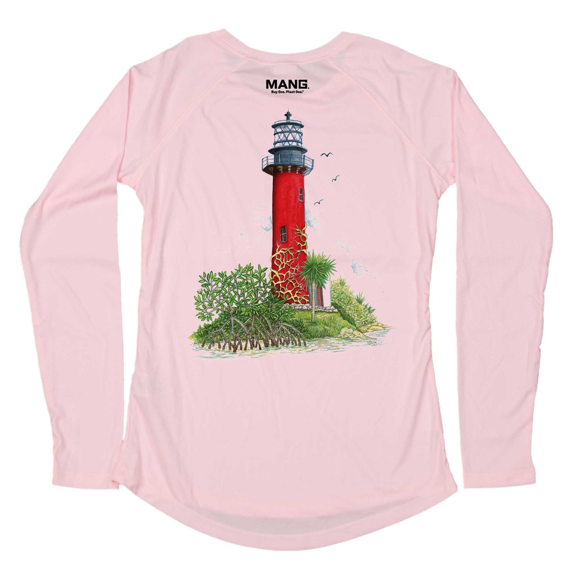 MANG Jupiter Lighthouse MANG - Women's - LS - XS-Pink