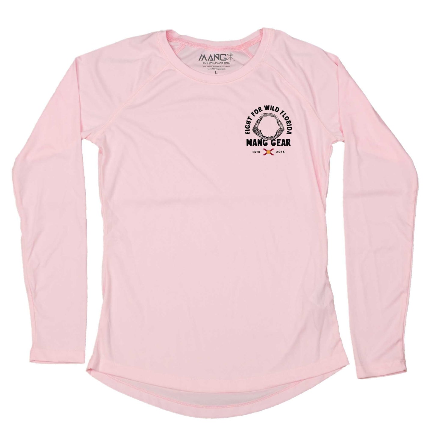 MANG Fight For Wild Florida Shark Jaws - Women's - LS - -