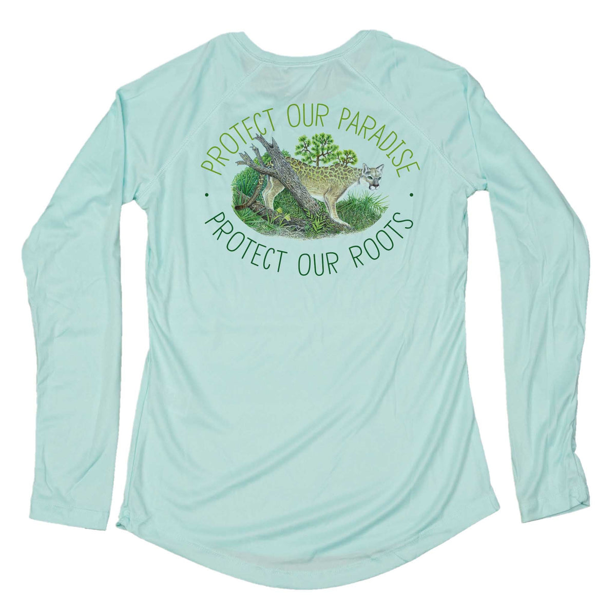 MANG Conservation Florida Panther - Women's - LS - XS-Seagrass